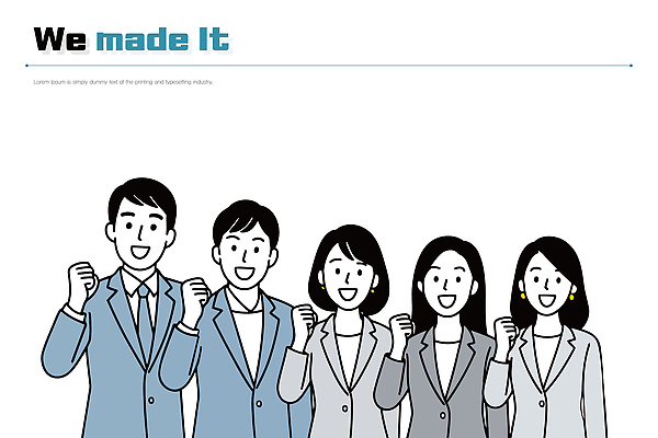 손 얼굴 포즈 다수 유니폼 일러스트 성공 협력 직장 웃음 여러명 사무실 기쁨 수확 축하 그룹 목표 결과 상호작용 국내일러스트 AI파일 옷 감정 컨셉 농업 회사 비즈니스 표정 사람 신체부위 파일형식 벡터