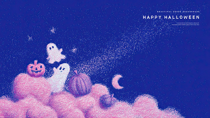 PSD 구름 기념일 별 문화 컬러 일러스트 밤하늘 호박 미소 장식 귀여움 축제 할로윈 보름달 분위기 유령 장면 축제의상 국내일러스트 자연요소 옷 컨셉 채소 하늘 표정 이벤트 달 야간 파일형식