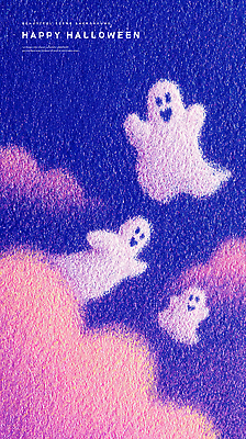 PSD 구름 백그라운드 일러스트 하늘 웃음 풍경 귀여움 축제 꿈 할로윈 화려 유령 신비 비밀 그림 공상 마법 상상력 색감 국내일러스트 자연요소 컨셉 표정 파일형식