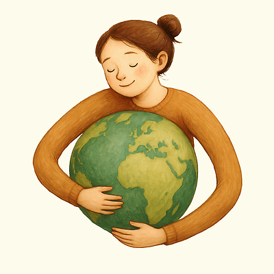 PSD 감정 지구 예술 일러스트 포옹 자연 생명 날씨 따뜻함 사랑 사람 소녀 평화 환경 그림 친환경 지구촌 천연 조화 국내일러스트 여자 어린이 컨셉 안기 생태계 파일형식