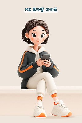 PSD 편집이미지 모바일 기술 실내 미소 앉기 일상 캐주얼 스마트폰 기계 소통 스타일 편집3D 옷 컨셉 모션 표정 내부 라이프 핸드폰 스마트기기 3D 파일형식