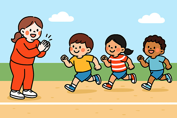 교육 스포츠 일러스트 학교 모션 놀이 협력 건강 웃음 친구 달리기 운동 교사 힘 경쟁 운동장 연습 즐거움 격려 조화 국내일러스트 AI파일 직업 감정 컨셉 스포츠시설 관계 표정 공간 파일형식 벡터