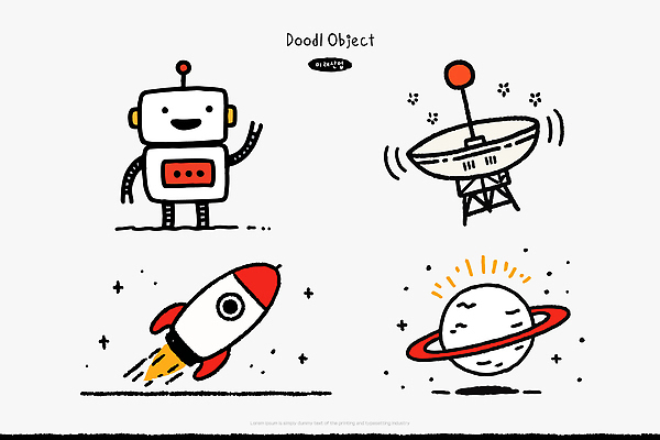 디자인 컬러 과학 일러스트 기술 안테나 우주 행성 인공위성 로켓 탐험 발사 우주선 로봇 소재 우주여행 발명 상상력 창의성 국내일러스트 AI파일 여행 통신 파일형식 벡터