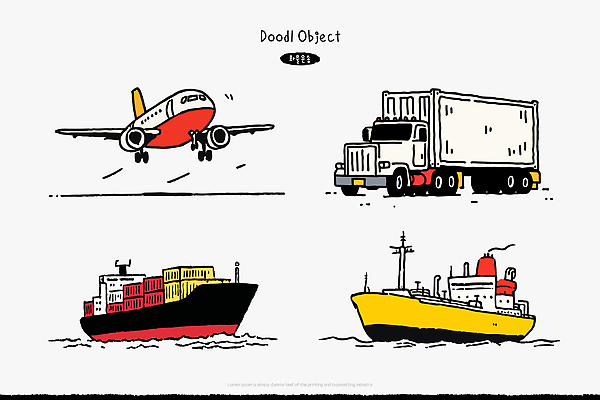 산업 도로 교통수단 바다 여행 교통 일러스트 대중교통 비행기 항해 트럭 운송업 도시 상품 화물선 물류 선박 국내일러스트 AI파일 길 수상교통 배_교통 항공교통 교통시설 자동차 파일형식 벡터