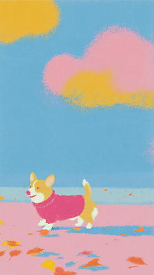 JPG 구름 바다 컬러 낙엽 일러스트 자연 하늘 바람 털 풍경 해변 반려동물 산책 가을 시세 강아지 스웨터 즐거움 웰시코기 국내일러스트 AI일러스트 자연요소 동물 계절 감정 상의 잎 날씨 휴식 금융 개 생태계 파일형식 AI콘텐츠