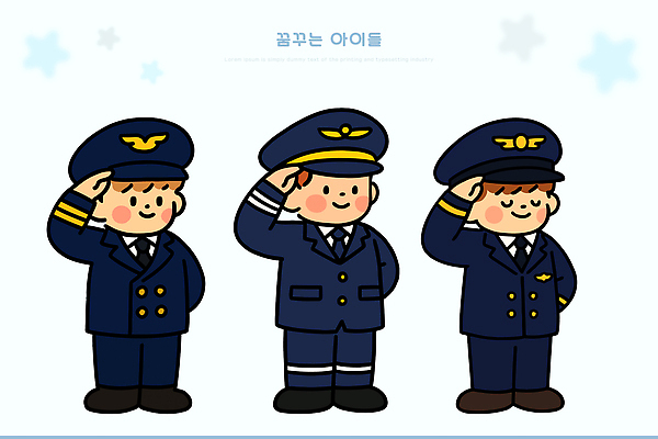 캐릭터 헤어스타일 옷 어린이 상징 유니폼 일러스트 상상 미래 표정 소년 세명 꿈 인사 그룹 파일럿 즐거움 역할놀이 동심 일러캐릭터 AI파일 직업 남자 감정 컨셉 놀이 사람 예절 파일형식 벡터