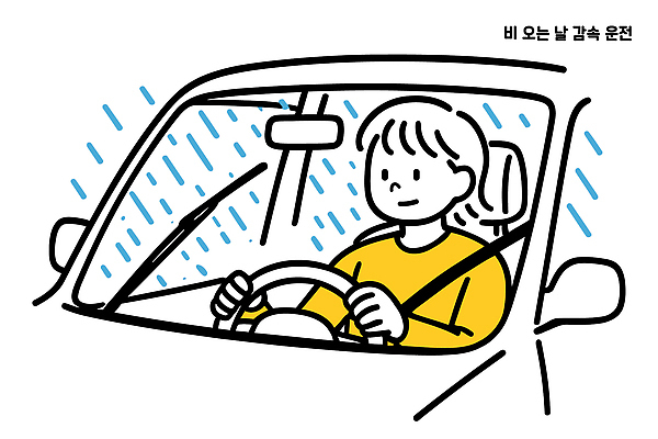 도로 교통 일러스트 창문 자동차 날씨 손잡이 경고 안전 운전 물방울 운전사 위험 비석 집중 주행 국내일러스트 AI파일 직업 길 육상교통 컨셉 교통시설 모션 파일형식 벡터
