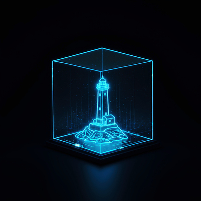 JPG 편집이미지 섬 과학 조명 조형물 바위 모던 그림 수공예 홀로그램 이미지편집 AI컴퓨터그래픽 AI콘텐츠 미술 돌_바위 공예 파일형식