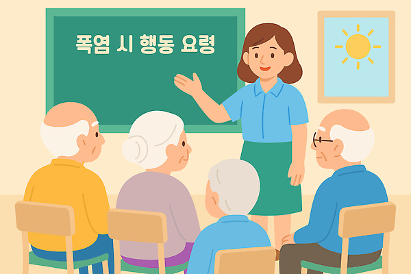 교육 노년 일러스트 건강 대화 안전 생활 스크린 교사 사회 그룹 더위 강의 연습 전달 요청 조언 지원 보건 행동요령 지역사회 국내일러스트 AI파일 직업 의학 날씨 말하기 성인 공동체 파일형식 벡터