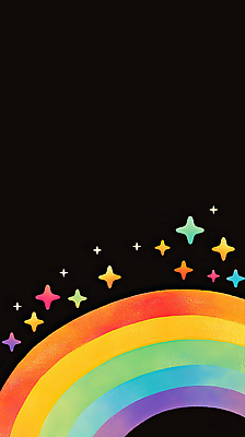 JPG 디자인 감정 별 컬러 백그라운드 무지개 일러스트 자연 추상 밝음 회화 장식 컬러풀 화려 즐거움 그림 활기 조화 뷰티풀 국내일러스트 AI일러스트 AI콘텐츠 자연요소 컨셉 무늬 말하기 생태계 파일형식