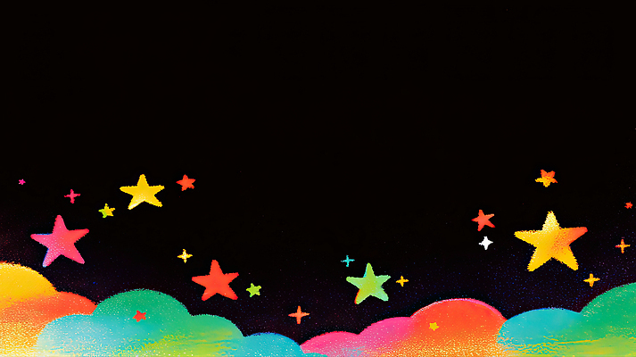 JPG 구름 디자인 별 예술 컬러 백그라운드 일러스트 상상 자연 하늘 형상 그래픽 장식 반짝임 꿈 표현 크레파스 뷰티풀 창의력 환상 국내일러스트 AI일러스트 AI콘텐츠 자연요소 컨셉 모션 학용품 생태계 파일형식