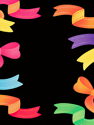 JPG 모양 디자인 리본 예술 컬러 백그라운드 패턴 일러스트 스튜디오 그래픽 장식 그림 꾸미기 창의성 창작 테마 국내일러스트 AI일러스트 AI콘텐츠 무늬 파일형식