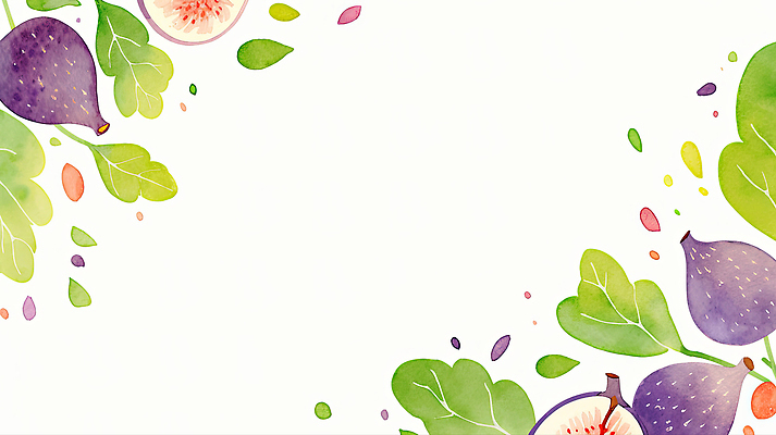 JPG 식물 디자인 예술 백그라운드 잎 과일 일러스트 자연 수채화 요리 장식 초록색 여름 정원 가을 신선 부드러움 무화과 뷰티풀 색감 풍요 국내일러스트 AI일러스트 AI콘텐츠 계절 컬러 컨셉 감각 생태계 파일형식