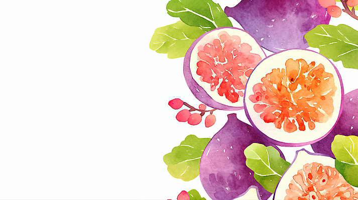 JPG 식물 디자인 예술 컬러 백그라운드 과일 일러스트 자연 수채화 장식 여름 신선 그림 생동감 국내일러스트 AI일러스트 AI콘텐츠 계절 생태계 파일형식