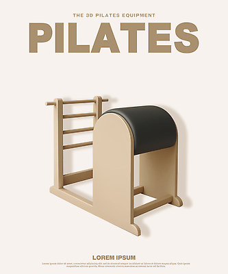 PSD 편집이미지 웰빙 디자인 스튜디오 건강 운동 3D 운동기구 헬스 장비 안정성 필라테스 편집3D 디지털합성 파일형식