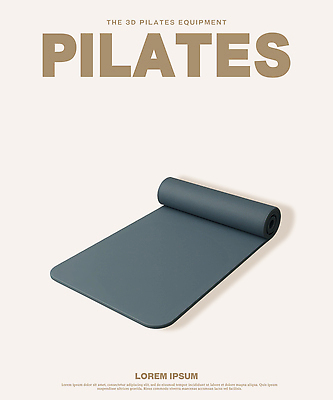 PSD 편집이미지 요가 실내 건강 운동복 운동 운동기구 헬스 스트레칭 매트 편안함 준비 체육관 필라테스 편집3D 웰빙 옷 내부 3D 감각 파일형식