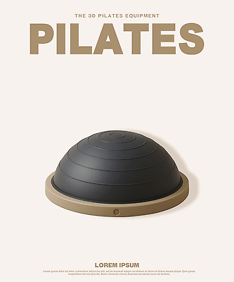 PSD 편집이미지 디자인 곡선 건강 운동 운동기구 헬스 스트레칭 균형 혁명 홈트레이닝 편집3D 선 컨셉 3D 파일형식