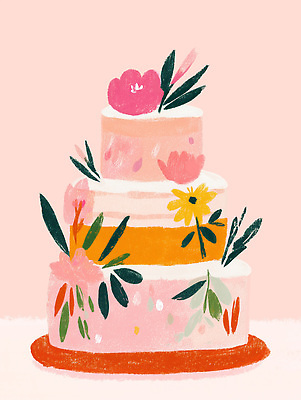 PSD 디자인 기념일 꽃 예술 분홍색 컬러 일러스트 재료 디저트 장식 파티 케이크 웨딩케이크 즐거움 제빵 뷰티풀 색감 창의성 홈메이드 국내일러스트 식물 감정 음식 이벤트 제과제빵 만들기 파일형식