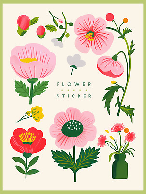 PSD 식물 디자인 꽃 화분 화초 예술 분홍색 컬러 스티커 일러스트 자연 그래픽 장식 빨간색 오브젝트 뷰티풀 창의성 국내일러스트 생태계 파일형식