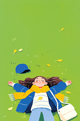 JPG 모자 감정 여유 일러스트 자연 바람 나뭇잎 웃음 소녀 초원 초록색 햇빛 평화 스카프 자유 가을 청바지 국내일러스트 AI일러스트 AI콘텐츠 자연요소 잡화 계절 여자 어린이 컬러 컨셉 잎 바지 날씨 표정 태양 목도리 생태계 파일형식