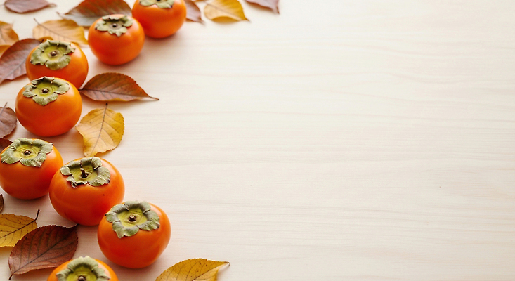 JPG 식물 편집이미지 계절 컬러 과일 자연 탁자 나뭇잎 따뜻함 수확 가을 분위기 조화 단감 뷰티풀 편집실사 AI포토 AI콘텐츠 가구 컨셉 잎 농업 감 CG 생태계 파일형식