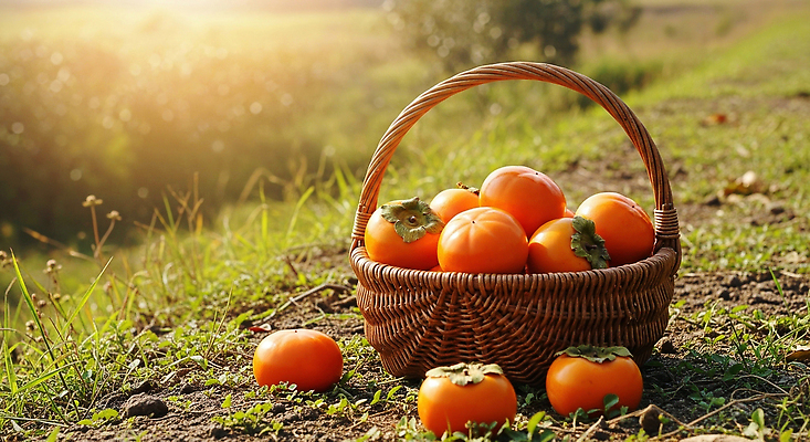 JPG 편집이미지 여유 과일 자연 귤 건강 풍경 초원 햇빛 농장 바구니 농사 수확 가득함 즐거움 편집실사 AI포토 AI콘텐츠 감정 농업 태양 CG 생태계 파일형식