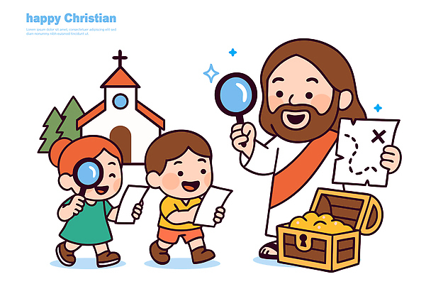 나무 캐릭터 교육 기독교 어린이 지도 일러스트 가족 모션 동화 웃음 교회 탐험 도전 예수 찬송가 즐거움 확대경 보물찾기 국내일러스트 AI파일 식물 감정 종교 노래 관계 종교건축 표정 사람 건물 신_종교 파일형식 벡터