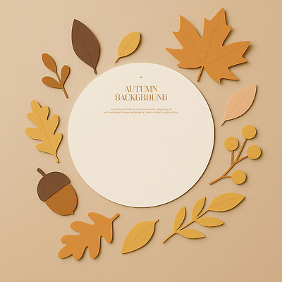 PSD 편집이미지 컬러 백그라운드 잎 자연 가을 그림 도토리 조화 수공예 벽장식 핸드메이드 이미지편집 식물 계절 장식 견과류 공예 생태계 파일형식