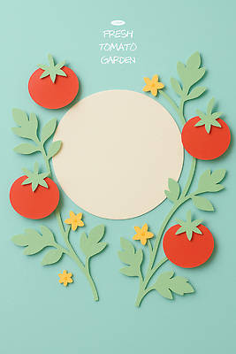 PSD 식물 편집이미지 디자인 꽃 컬러 토마토 채소 그래픽 장식 여름 농장 정원 신선 즐거움 창의성 이미지편집 계절 감정 농업 파일형식