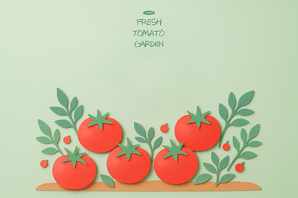 PSD 식물 편집이미지 잎 토마토 과일 자연 내부 장식 빨간색 초록색 인테리어 정원 공간 신선 배열 화사함 이미지편집 디자인 컬러 컨셉 채소 생태계 파일형식
