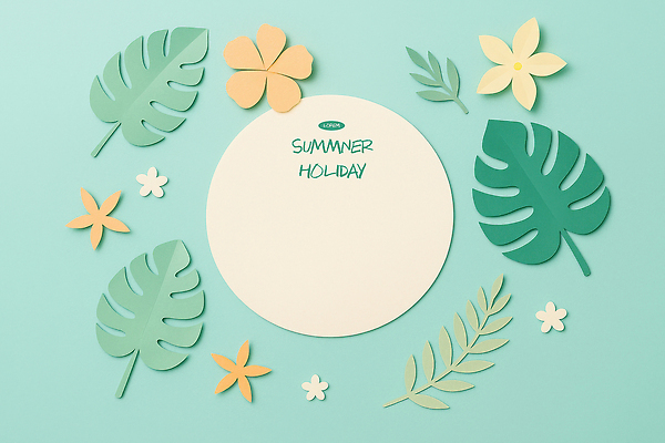 모양 PSD 식물 편집이미지 문자 디자인 꽃 컬러 휴가 장식 여름 파란색 이미지편집 계절 파일형식