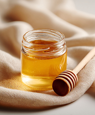 JPG 편집이미지 음식 재료 유리병 디저트 조명 건강 요리 달콤 아침식사 꿀 나무스푼 편집실사 AI포토 AI콘텐츠 병_용기 식사 맛 CG 나무숟가락 파일형식