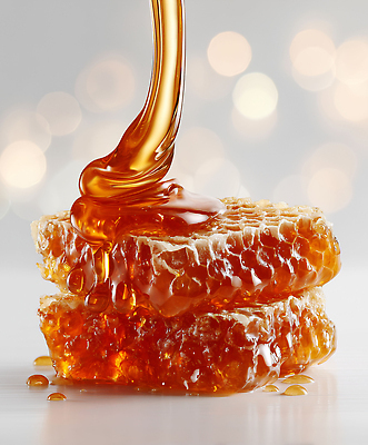 JPG 식물 편집이미지 음식 백그라운드 자연 건강 빛 흐름 신선 달콤 유기농 천연 벌집 벌꿀 편집실사 AI포토 AI콘텐츠 웰빙 컨셉 맛 CG 생태계 꿀 파일형식