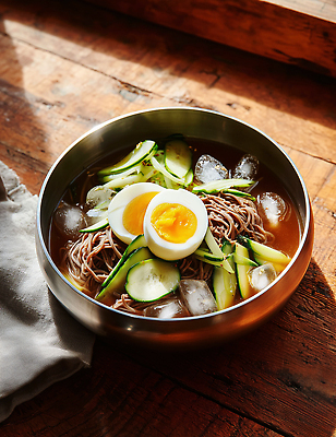 JPG 편집이미지 한국전통 한식 여름음식 오이 여름 식사 면류 냉면 레시피 반숙 집밥 편집실사 AI포토 AI콘텐츠 전통 계절 음식 채소 한국 CG 파일형식 여름_계절