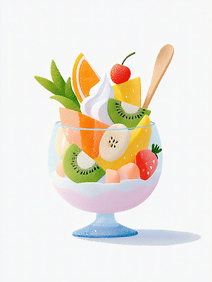 JPG 디자인 과일 일러스트 자연 아이스크림 디저트 건강 컵 여름 식사 신선 달콤 맛 크림 과일샐러드 색감 식욕 공급 맛있는 국내일러스트 AI일러스트 AI콘텐츠 영양군 식기 계절 음식 컨셉 샐러드 경상북도 생태계 파일형식