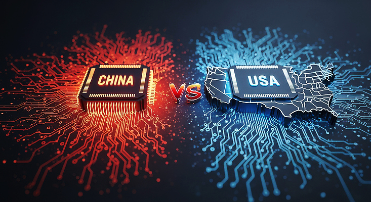 JPG 편집이미지 산업 회사 기술 경제 글로벌 자료 미국 중국 경쟁 발전 시장 회로판 반도체 전자 혁명 이미지편집 AI컴퓨터그래픽 AI콘텐츠 아시아 컨셉 북아메리카 비즈니스 파일형식