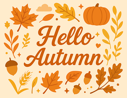 식물 디자인 계절 열매 컬러 단풍 낙엽 일러스트 자연 생명 호박 따뜻함 풍경 가을 분위기 도토리 환영 국내일러스트 AI파일 컨셉 잎 채소 견과류 생태계 파일형식 벡터