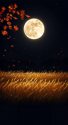 JPG 계절 길 단풍 잎 일러스트 자연 하늘 바람 풍경 초원 농작물 노을 고요 보름달 가을 변화 야간 지평선 조용 뷰티풀 국내일러스트 AI일러스트 AI콘텐츠 자연요소 식물 컨셉 농업 날씨 달 생태계 파일형식