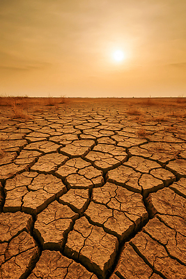 JPG 편집이미지 자연 날씨 건조 풍경 태양 환경 오픈 균열 고독 땅 뷰티풀 편집실사 AI포토 AI콘텐츠 자연요소 감정 모션 CG 생태계 파일형식