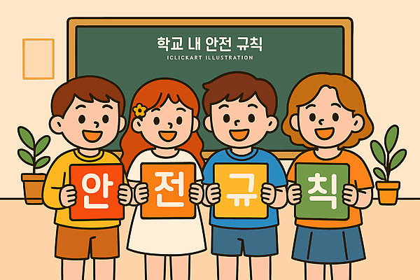 학생 교육 어린이 일러스트 교실 학교 협력 미소 웃음 안전 풍경 친구 학습 다양 표현 합창 소통 국내일러스트 AI파일 다수 컨셉 노래 관계 표정 사람 파일형식 벡터