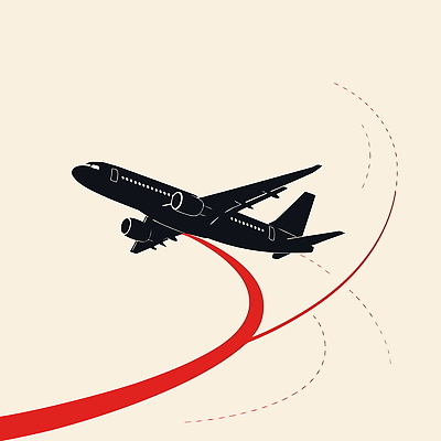 도형 여행 포즈 교통 이동 곡선 일러스트 하늘 비행기 공중 비행 연기 항공 이륙 항공사 국내일러스트 AI파일 산업 선 컨셉 항공교통 대중교통 파일형식 벡터