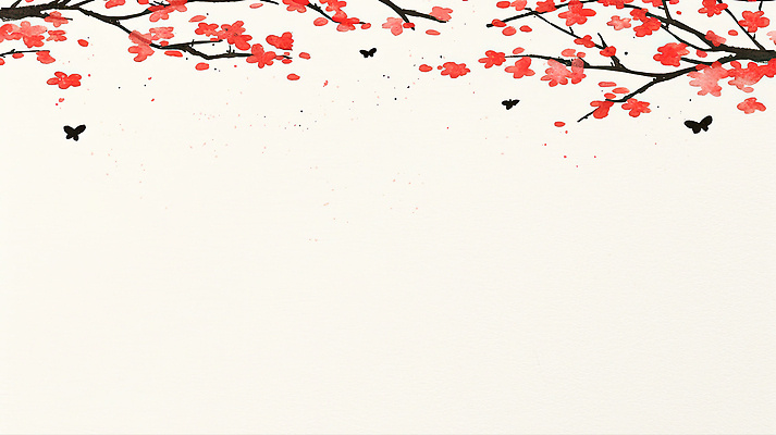 JPG 나무 식물 디자인 꽃 나비 백그라운드 잎 일러스트 자연 하늘 풍경 일상 평화 봄 벚꽃 화사함 조화 만개 뷰티풀 이국적 국내일러스트 AI일러스트 AI콘텐츠 계절 곤충 컨셉 라이프 생태계 파일형식