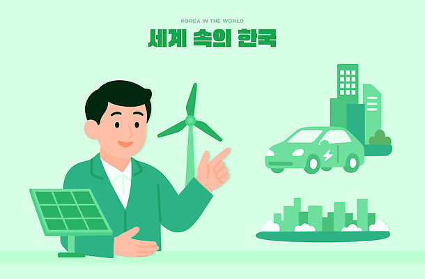 남자 일러스트 자동차 기술 설명 이벤트 그래픽 환경 에너지 도시 발전 풍력에너지 친환경 태양에너지 혁명 개발 전기자동차 국내일러스트 AI파일 육상교통 컨셉 모션 사람 그린에너지 파일형식 벡터