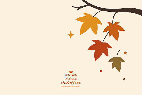 PSD 나무 디자인 계절 상징 컬러 백그라운드 단풍 잎 일러스트 자연 한국 따뜻함 풍경 그래픽 평화 가을 나뭇가지 화사함 감성 뷰티풀 국내일러스트 식물 아시아 컨셉 생태계 파일형식