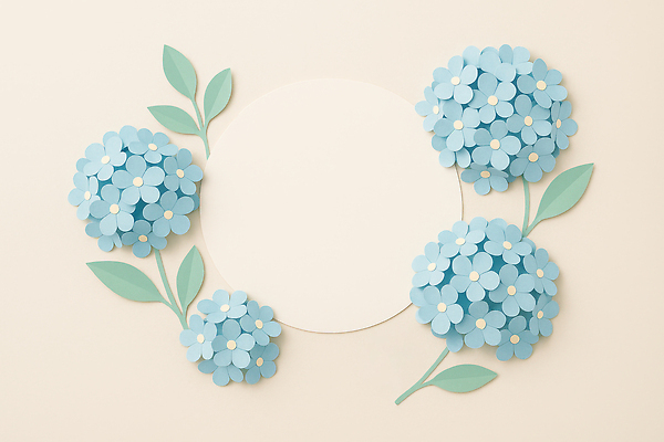 JPG 편집이미지 디자인 꽃 천사 벽면 장식 파란색 인테리어 뷰티 공간 원형 편안함 그림 화사함 종이꽃 편집실사 AI포토 AI콘텐츠 도형 식물 벽 컬러 컨셉 감각 CG 파일형식