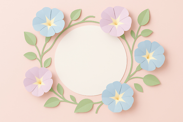 JPG 편집이미지 디자인 꽃 종이 예술 분홍색 잎 프레임 장식 여름 오브젝트 서비스 파스텔 창의성 편집실사 AI포토 AI콘텐츠 식물 계절 컬러 학용품 CG 파일형식