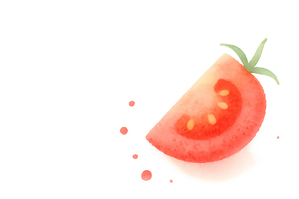 JPG 웰빙 음식 조각 다이어트 토마토 채소 과일 일러스트 자연 디저트 요리 빨간색 여름 식사 신선 맛 수분 건강식품 비타민 색감 국내일러스트 AI일러스트 AI콘텐츠 계절 컬러 컨셉 건강 생태계 영양소 파일형식