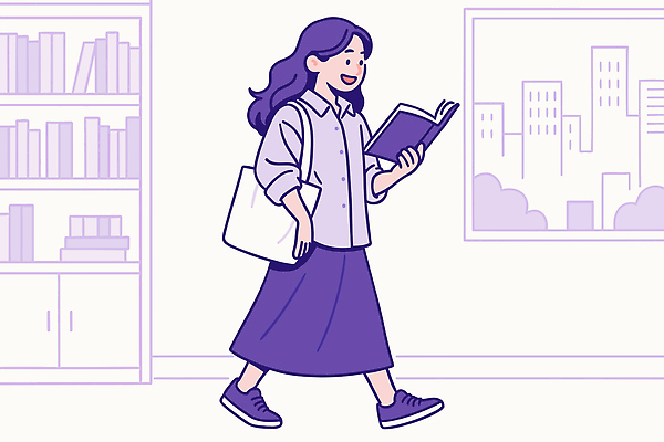 여자 행복 문화 일러스트 창문 모션 책장 표정 실험 사람 취미 책 캐주얼 학습 독서 걷기 교양 도서관 뷰티풀 흥미 국내일러스트 AI파일 옷 교육 감정 가구 컨셉 파일형식 벡터