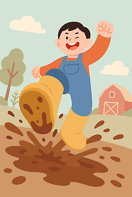 나무 행복 어린이 일러스트 모션 발 자연 놀이 표정 아웃도어 장화 웃음 농장 농사 소리 즐거움 단화 국내일러스트 AI파일 식물 감정 신발 농업 사람 신체부위 여성화 생태계 파일형식 벡터