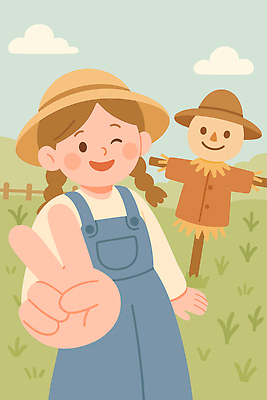 백그라운드 농업 일러스트 자연 무표정 웃음 손짓 소녀 야외 일상 여름 농장 평화 농사 촬영 농부 즐거움 친환경 허수아비 소외 국내일러스트 AI파일 직업 계절 여자 감정 산업 어린이 컨셉 모션 표정 라이프 환경 생태계 파일형식 벡터